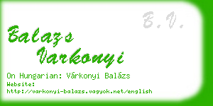 balazs varkonyi business card